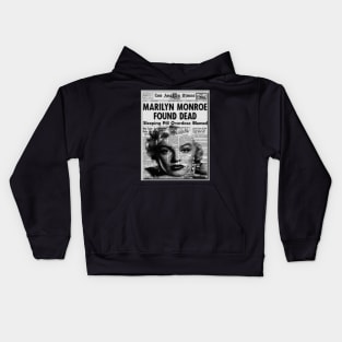 Marilyn Monroe Found Dead Kids Hoodie